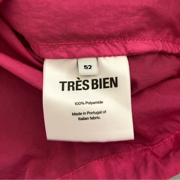 Tres Bien Hooded Shell Jacket in Pink 52 - Picture 6 of 7